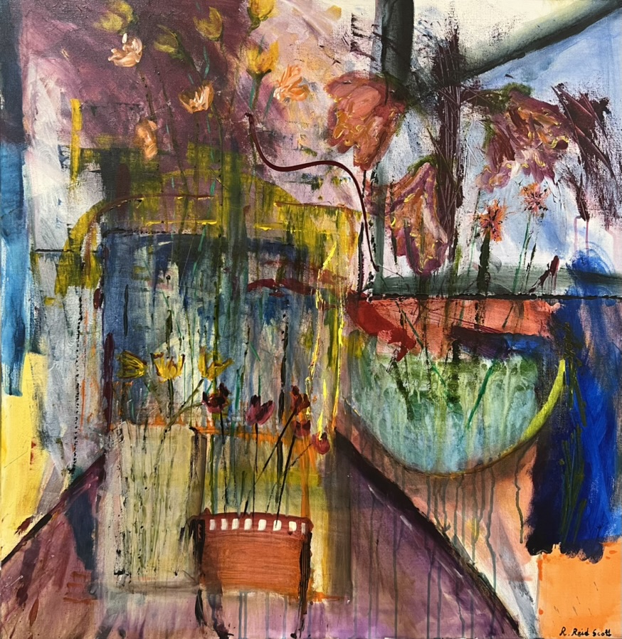 Still Life with Tulips and Amaryllis