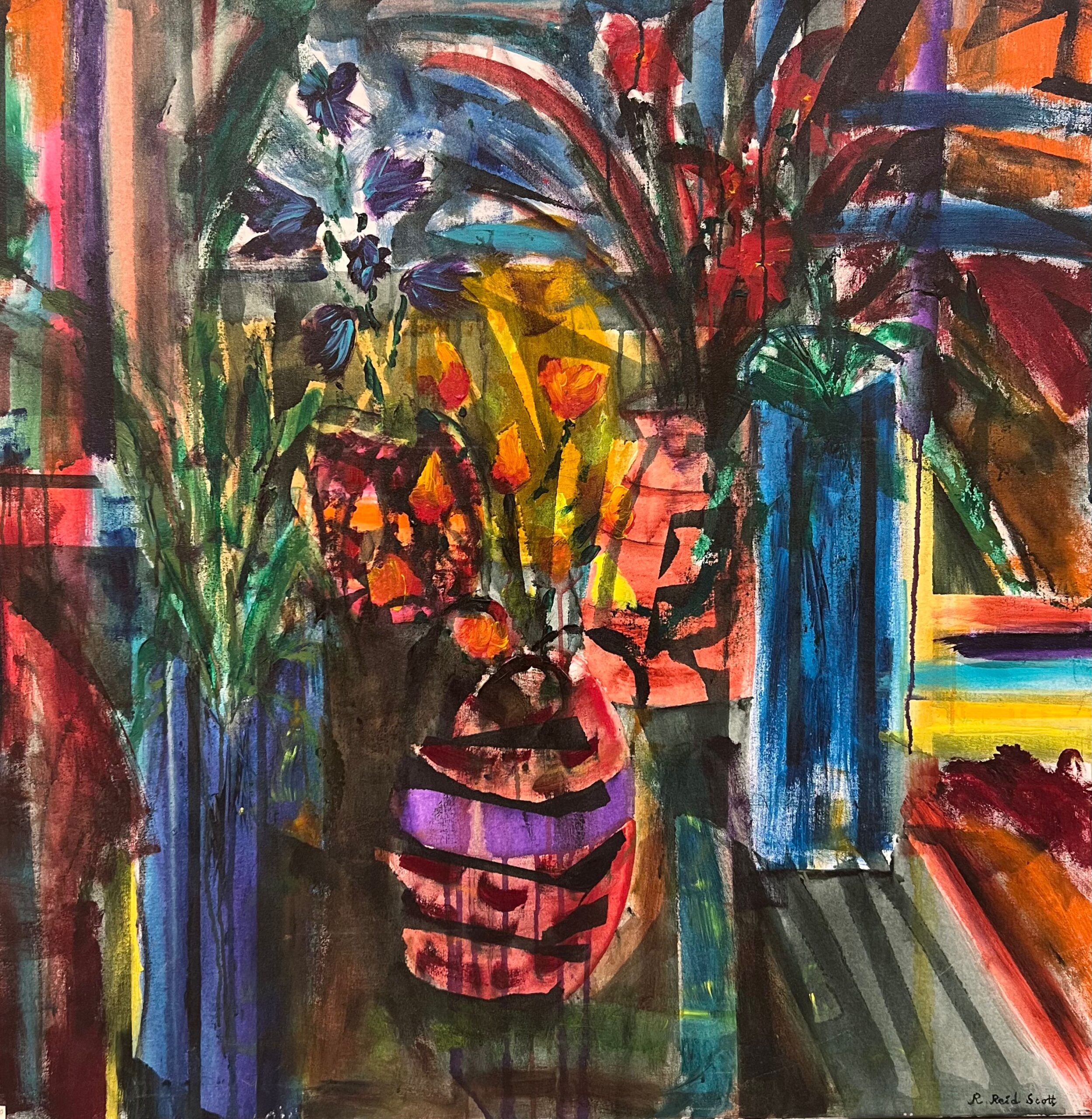 Still Life with Tulips and Amaryllis 2